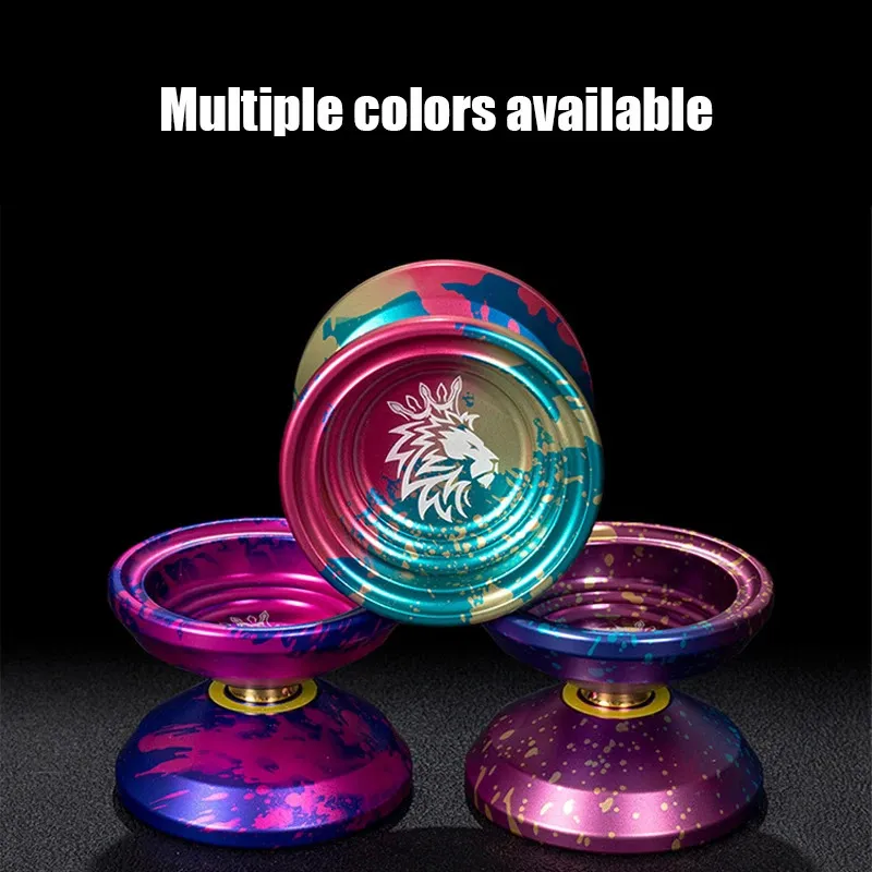 Yoyo Professional Competition Metal Yo Factory with 10 Ball Bearing Alloy Aluminum High Speed Unresponsive Toys for Kids Yoyo 231220