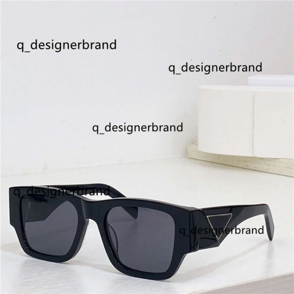 Modeplatta och ny PPDDA -skydd Design Solglasögon 10ZS Square UV400 Frame 3K6X Versatile Simple Praddas Splicing Style Glasses Populära Outdoo Pada PRD