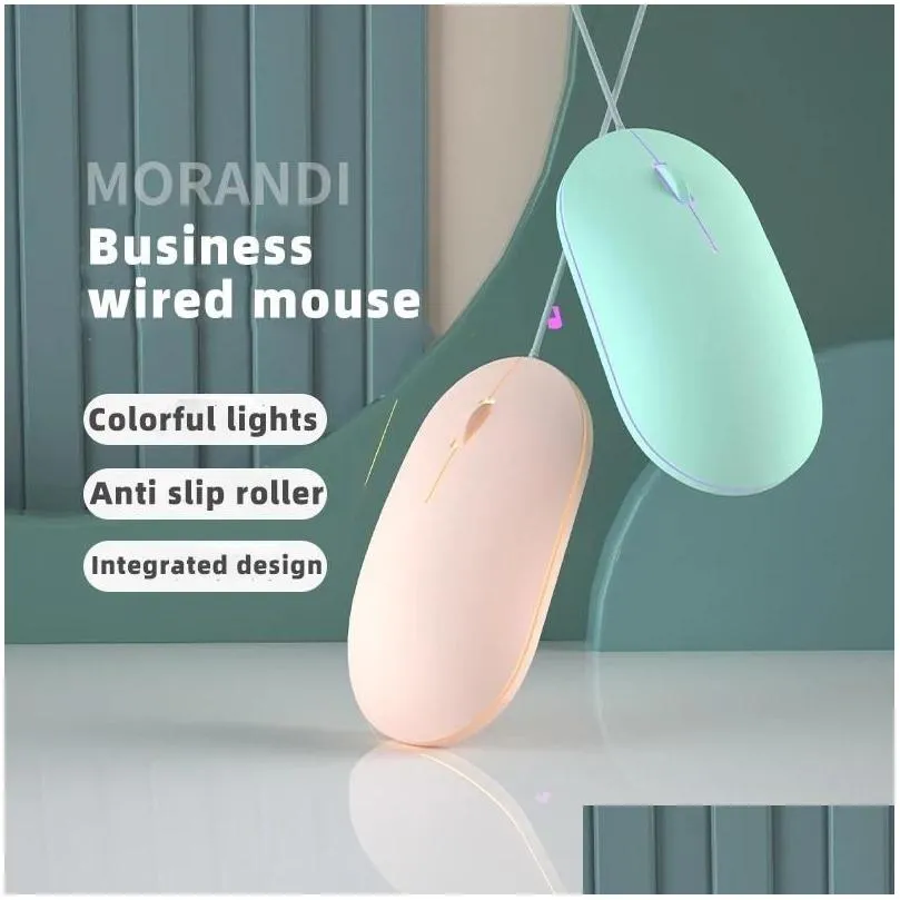 MICE MINI MIGNE WIRED MOUSE ERGONOMIQUE CONCEPTION USB 1600 DPI OPTICAL CRÉATIF ORDINATE