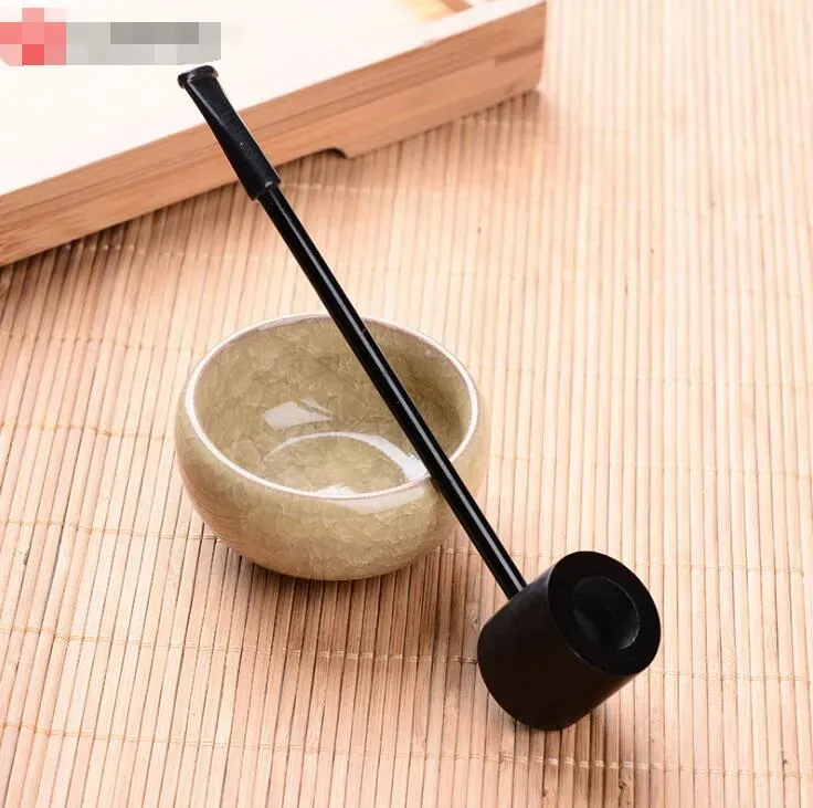 Ebony Wood Hand Smoking Pipe Round Square Herb Tobacco Hammer Spoon Cigarette Pipes Tools Accessories Oil Rigs
