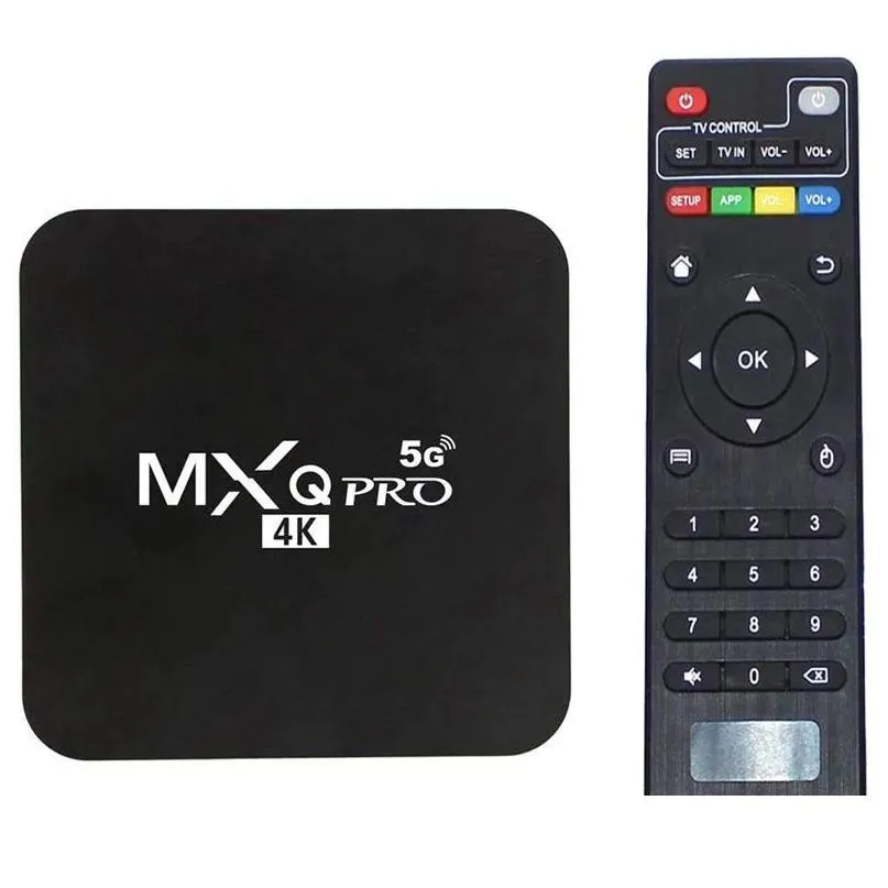 Box Android TV Box MXQ Pro 10 Rockship RK3228A Quad Core 4K HD Mini PC 1G 8G WIFI H.265 Smart Media Player Electronics S