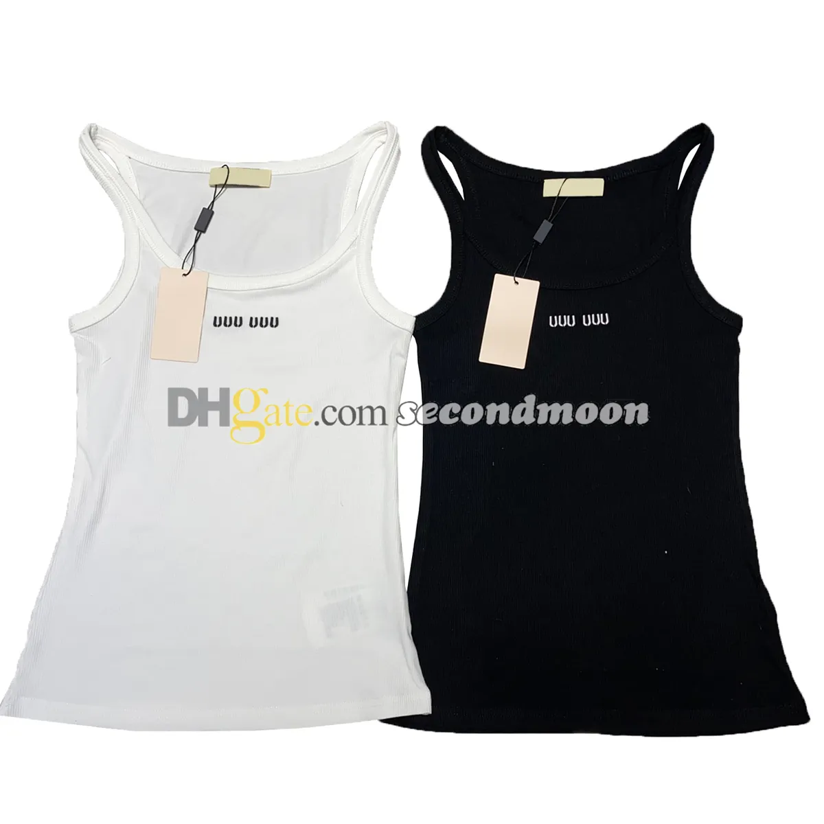 Brief geborduurde tanks Vest vrouwen zomer ademende camis snel drogen yoga t -shirt