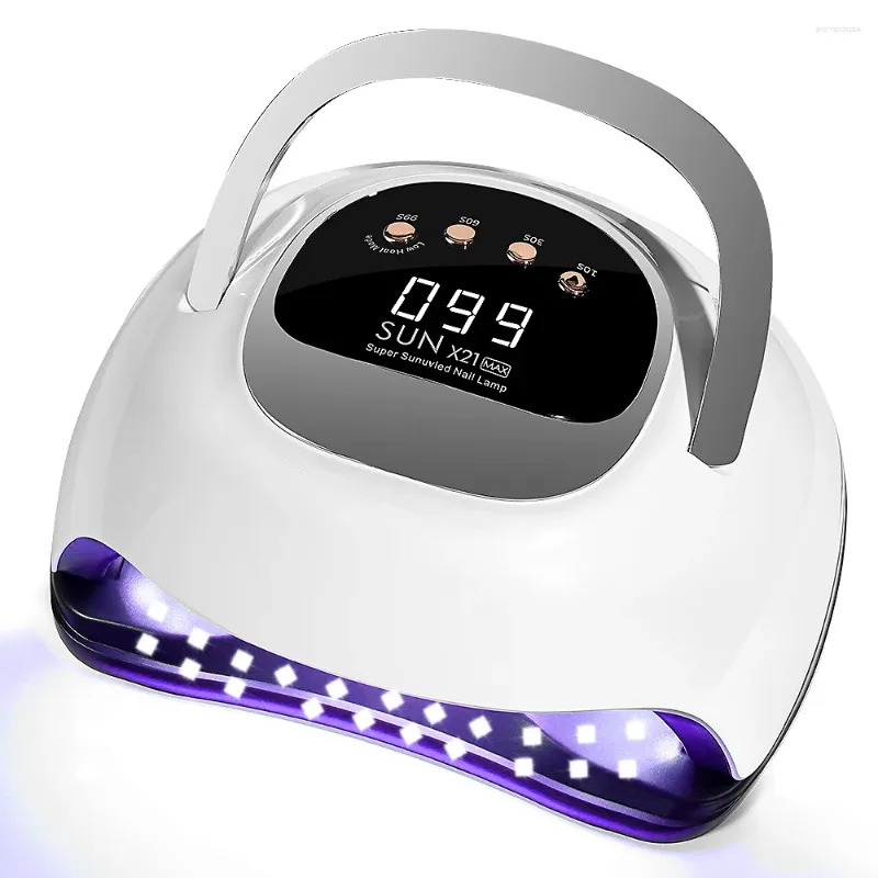 Nageltrockner 72LEDs UV-LED-Lampe Professionelles Trocknerlicht für Gelnägel Schnell aushärtender Nagellack Auto-Sensor 4 Timer-Einstellung