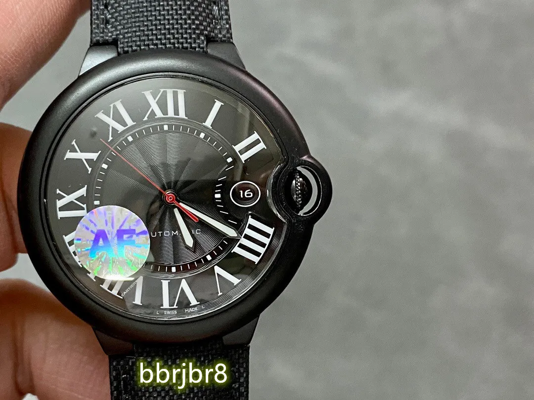 AF Factory Watch Diameter 42mm med toppklass Sea 2824 Rörelse Sapphire Glass Mirror Polerad Watchcase Watchband Waterproof