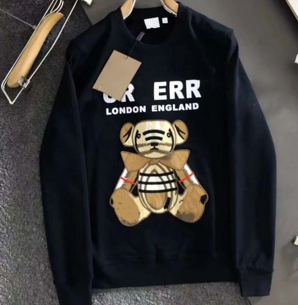 Tasarımcı Erkek Hoodies Hoody Pullover Sweatshirtler Gevşek Uzun Kollu Jumper Erkek Kadınlar Üstler Giyim Moda Siyah Hoodie Yüksek Kalitesi Nakışla Hoodies2023