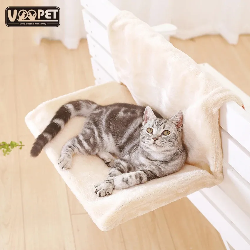 Cat Bed Hanging Pet Cat Hammock Aerial Pet Bed For Cat Sleeping Easy Washable Kitten Cats Window Seat House Pet Accessories 231221