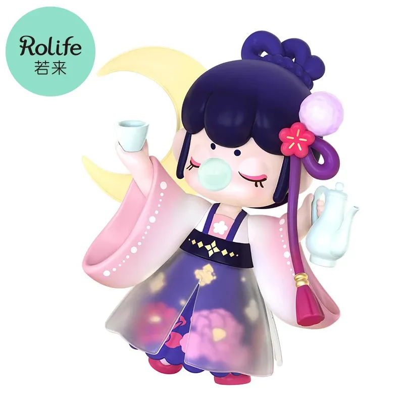 Robotime Rolife Nanci Chinese Classical Poetry Blind Box Action Figures Doll Toys Surprise Box Girls Toys for Children Friends 231220