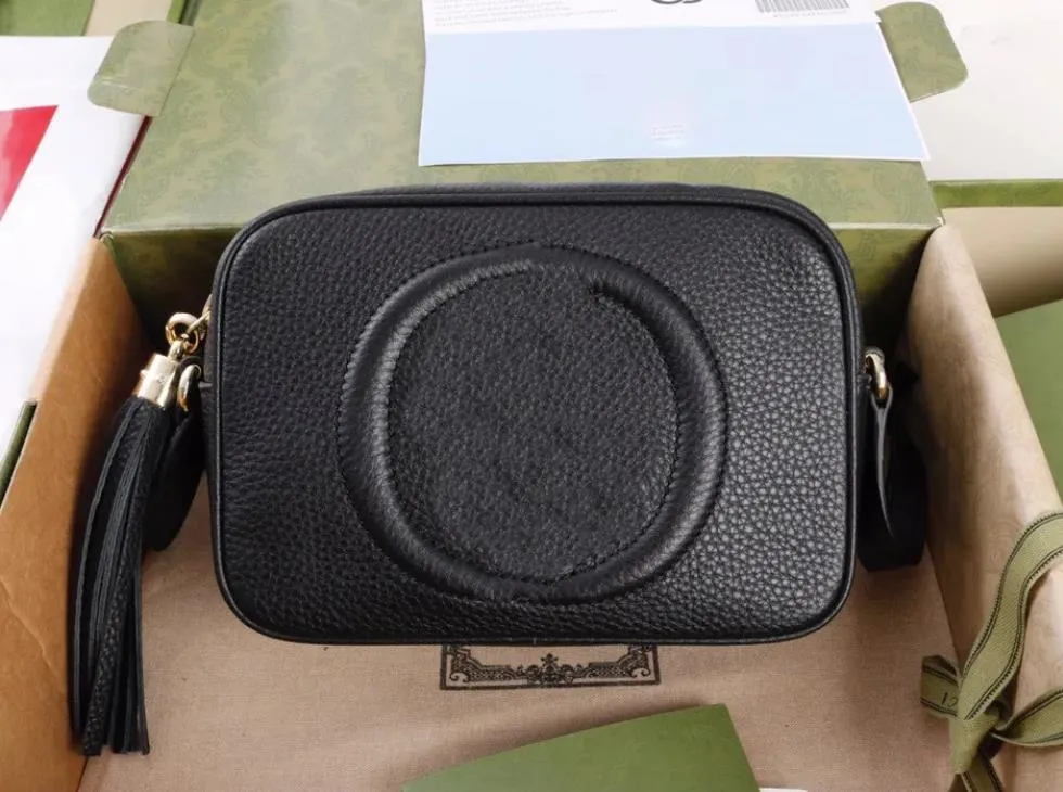 디자이너 가방 Marmont Soho 여성 고급 하드웨어 고품질 패션 메신저 지갑 실용 가죽 절묘한 수제 크로스 바디 카메라 가방 이중 편지