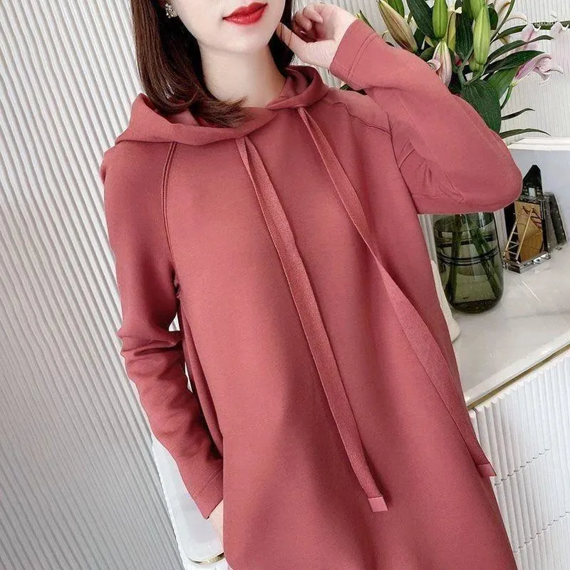 Casual Dresses Women's Loose Long Sleeve Hooded Dress Elegant Winter Party Warm for Women