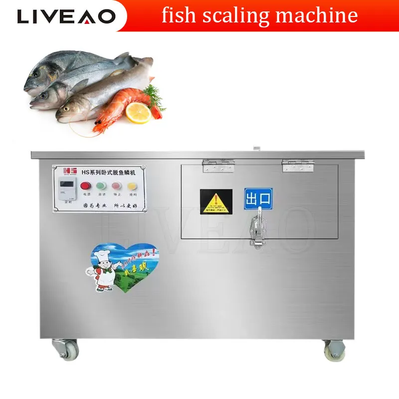 Industrial Fish Remove Scaler Cutting Machine Fish Scale Removing Maker
