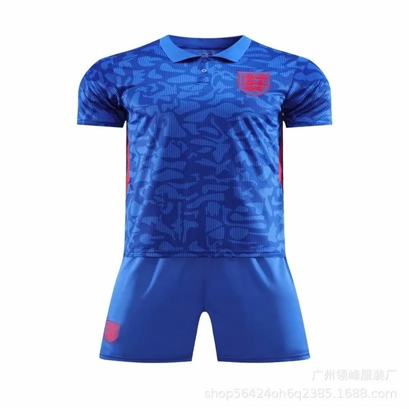 2021 Coupe d'Angleterre Équipe nationale Jersey Ringard Away Short Squoctor Soccer pour enfants 2703