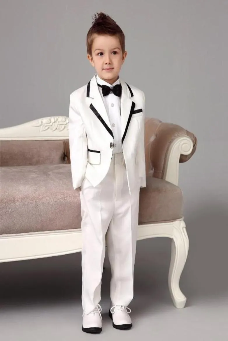 2020 Notch Rapel One Button Costume Children Pakken Handige Boy Tuxedos For Wedding Party Dinner Prom 2 PCS Jacket Pants7936895
