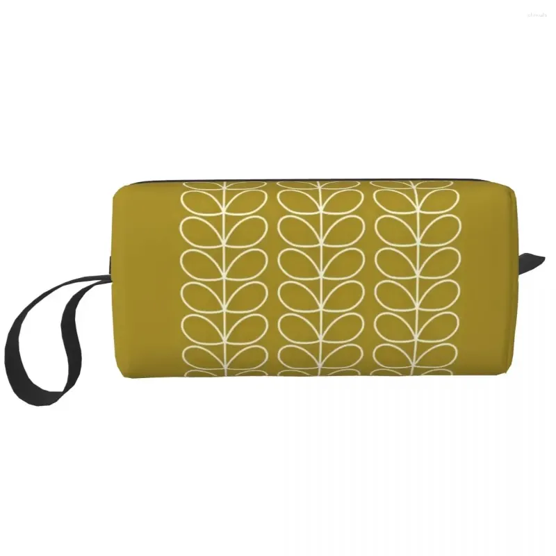 Borse per cosmetici Borsa da toilette multistem Orla Kiely personalizzata da donna Organizzatore per trucco floreale scandinavo Lady Beauty Storage Dopp Kit Box