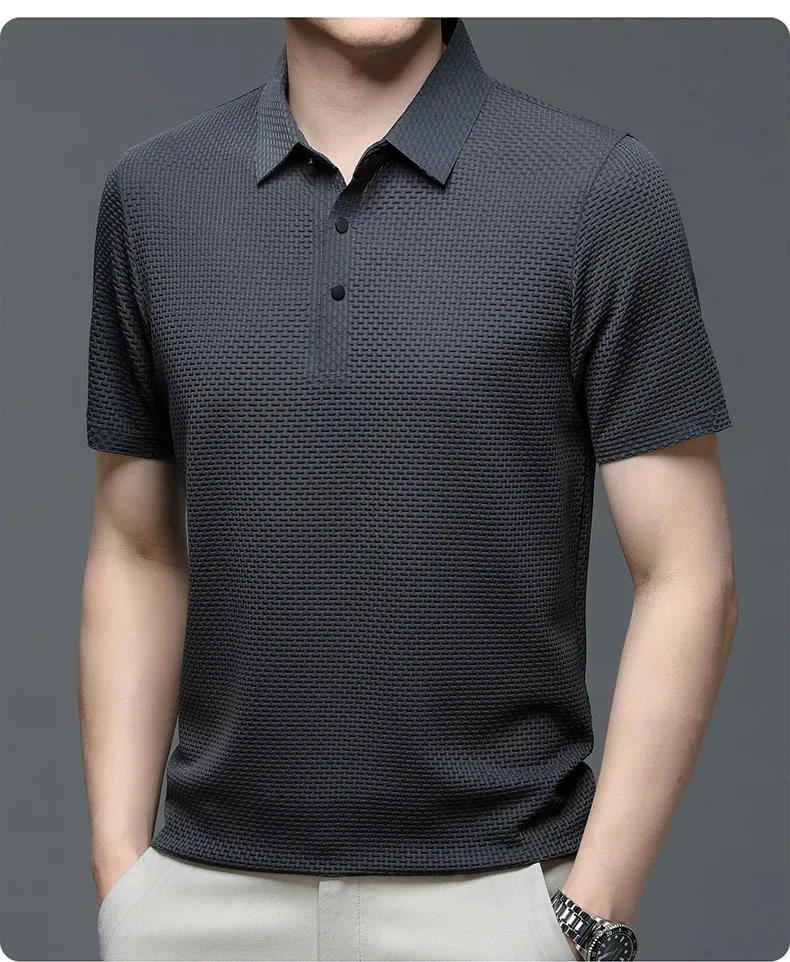 トップス the shishikui long  polo shirt S トップス the shishikui long polo shirt S THE SHISHIKUI