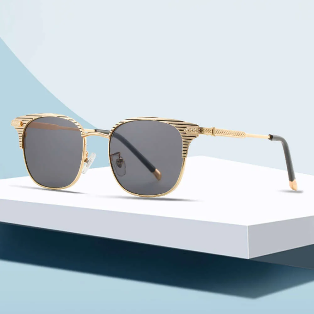 CH Cross Sunglasses Frames Designer Luxo Chromes Womens New Moda de Moda Menina Combinema Business Gold Miopia Personalidade Trendência