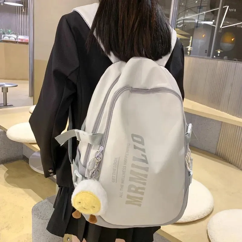 Sacs d'école Haute qualité grande capacité mode écolière sac à dos coréen japonais loisirs simplicité femmes cartable sac de voyage étanche