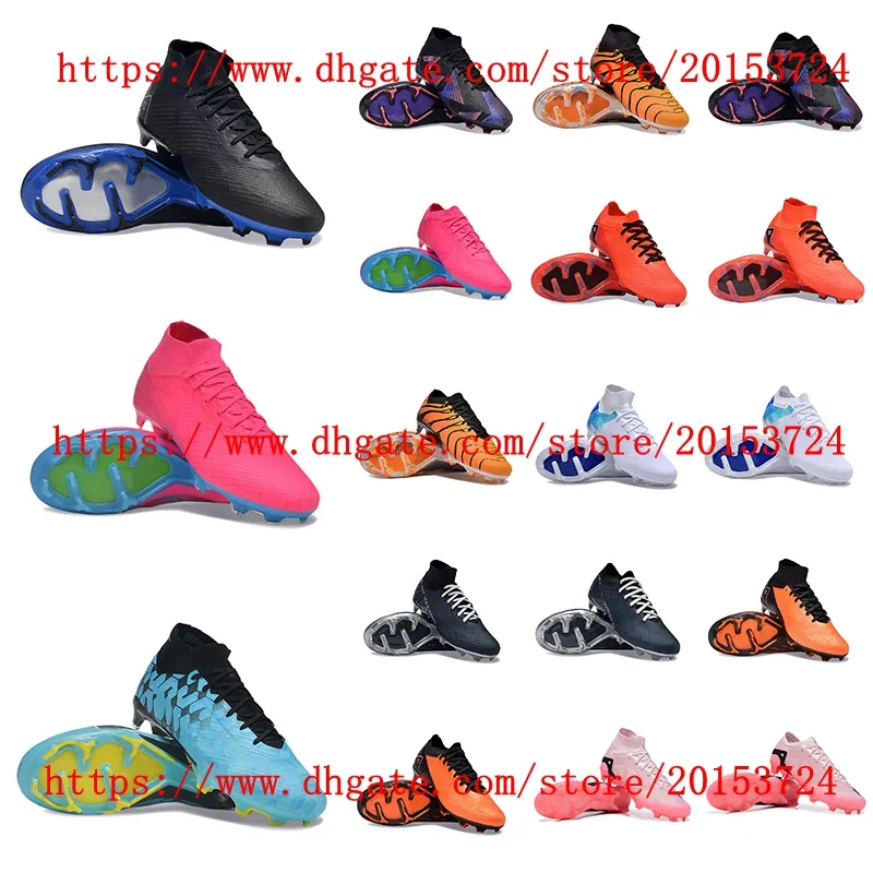 Elite FG Soccer Shoes Men Football Boots Cleats Storlek 39-45Eur