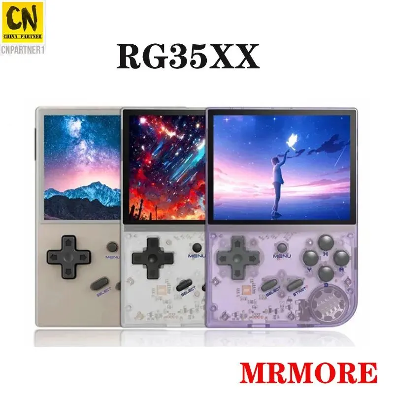 SPELARE NYA RG35XX MINI RETRO HANDHELD GAME CONSOLE LINUX SYSTEM 3.5INCH IPS 640*480 SCIEL SPEL SPELARE BARNS GENTER JUL 5 000