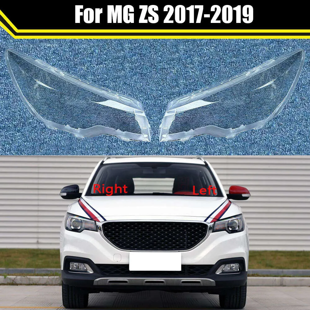 Couvercle de phare avant pour MG ZS 2017 2018 2019 Verre Glour-tête transparente lampe à lampe à lampe à lampe à lampe à lampe auto