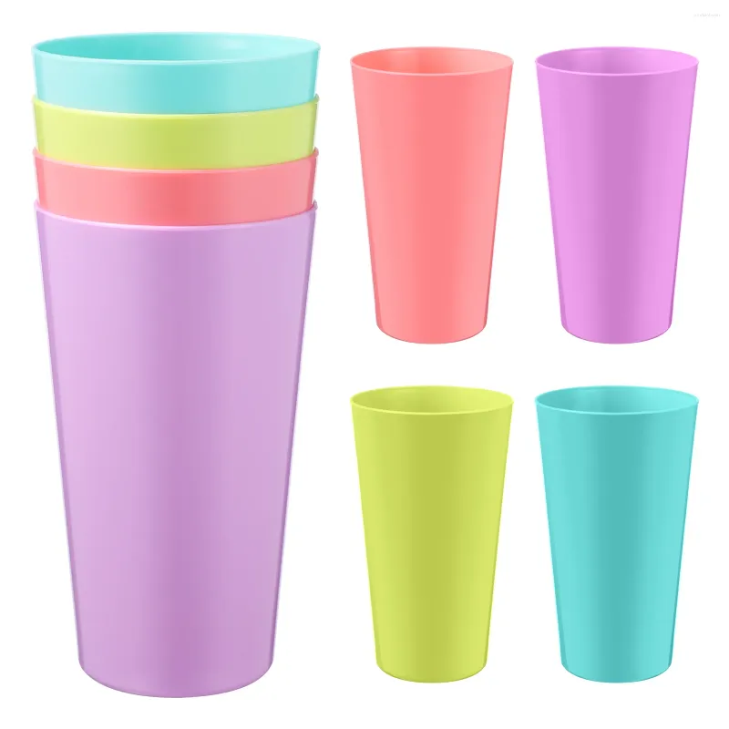 Wine Glasses Water Drinking Cup Plastic Cups Puzzle Reusable Tumblers Without Covers Child