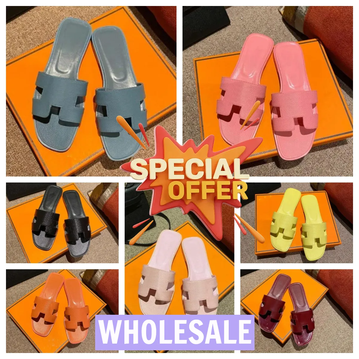 Luxury Floral Slippers Sandal Women Slipper Läder Gummi Flats Designer Sandal Beach Shoes Loafer Miljö Skydd Slidtränare Sneakers