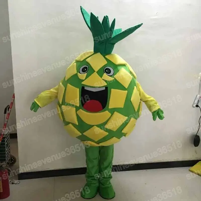 Taille adulte Ananas Mascot Costume Cartoon thème du personnage Carnival Unisexe Halloween Carnaval Adultes Birthday Party Fancy Ten et hommes femmes