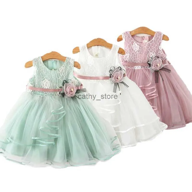 Jurken voor meisjes Baby meisjes jurk Casual kostuum Kinderen jurken voor meisjes Bloem babyjurk meisje feest Kleine prinses Tutu zomerjurk vestidosL231222