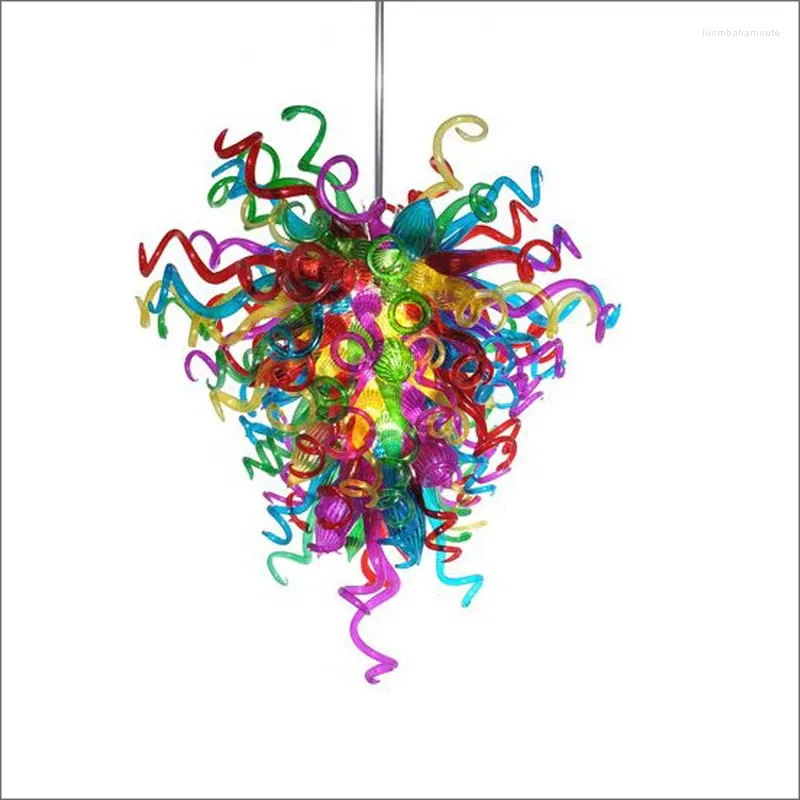 Kronleuchter LED Quelle Spring Style Art Glass Kronleuchter Chihuly Hand geblasen modern