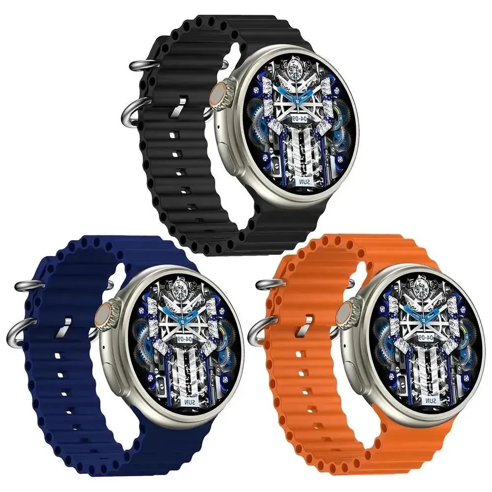 Relógios Spirit Island Z78 Ultra Smart Watch BT Chamada Bússola NFC Homens Esportes Fitness Mulheres Smartwatch Ultra Series 9 2023 para Android iOS