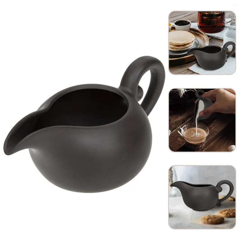 Ensembles de vaisselle en céramique Cake Creamer Porcel Porcelain Jug sauce sauce servante pichets tasse mousse pour la cuisine à domicile