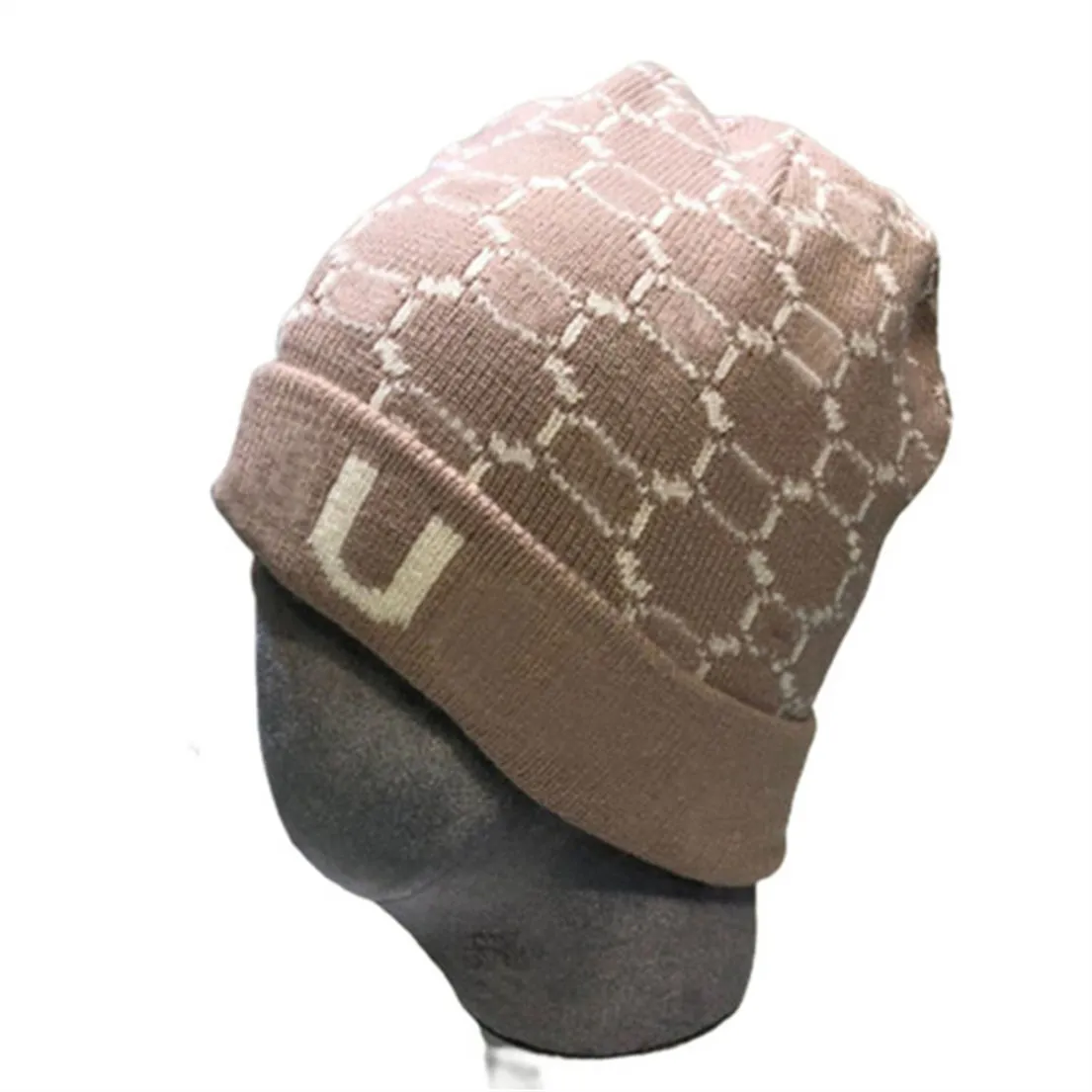 Haume de laine de bonnet en tricot hiver