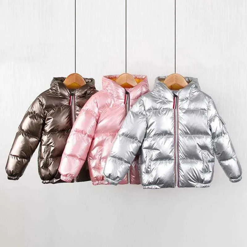 Coat Coat 2021 New Baby Winter Down Coat Jacket Autumn Winter Boys Girls Cotton padded Parka & Coats Thicken Warm Jackets Kids Outwear