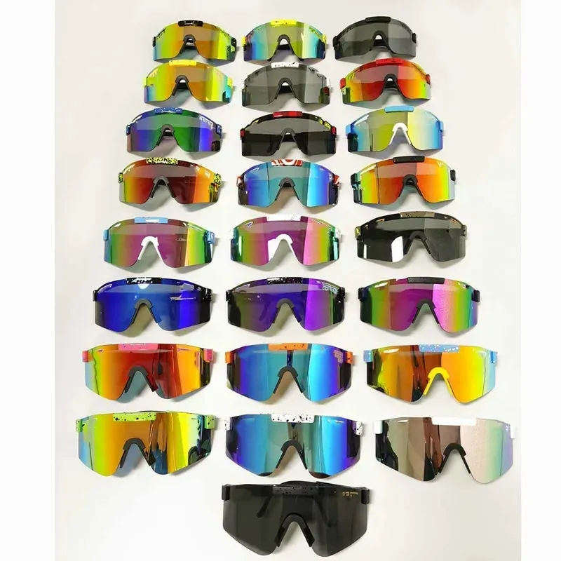 2024 Oryginalne doły vipers sport Google TR90 Spolaryzowane okulary przeciwsłoneczne dla mężczyzn/kobiet Outdoor WindProof Okulozja 100% UV Mirrored Lens Prezent 336333332