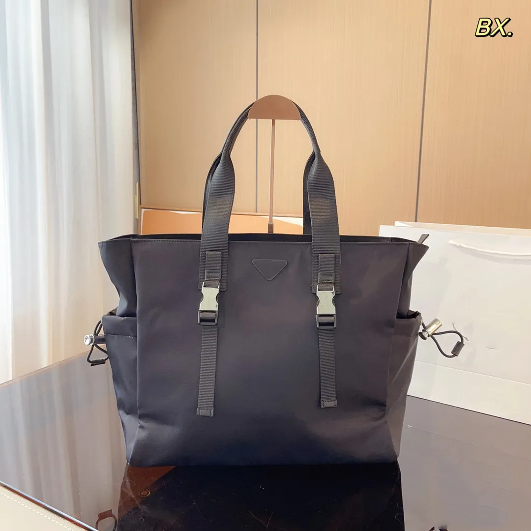 Luxury designer recycled nylon briefcase men s handbag shoulder tote bag daily commuter work bag crossbody bag shopping bag outdoor travel bag