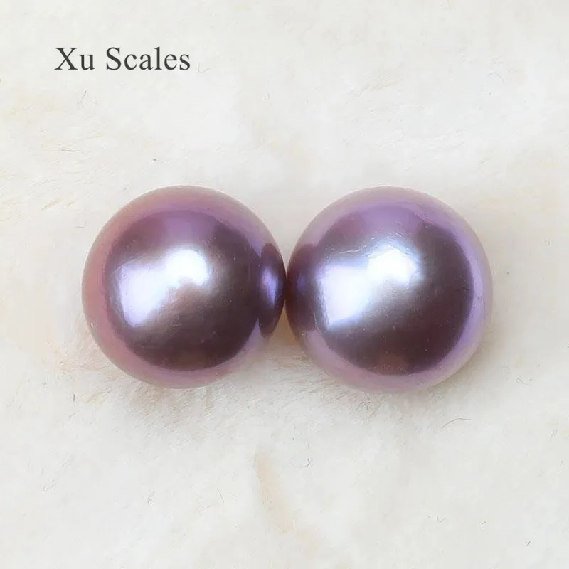 10MM Round Natural Freshwater Edison Baroque Pearl Paired with Colorful Candy Colors Customized Earrings DIY Various Jewelry 231221