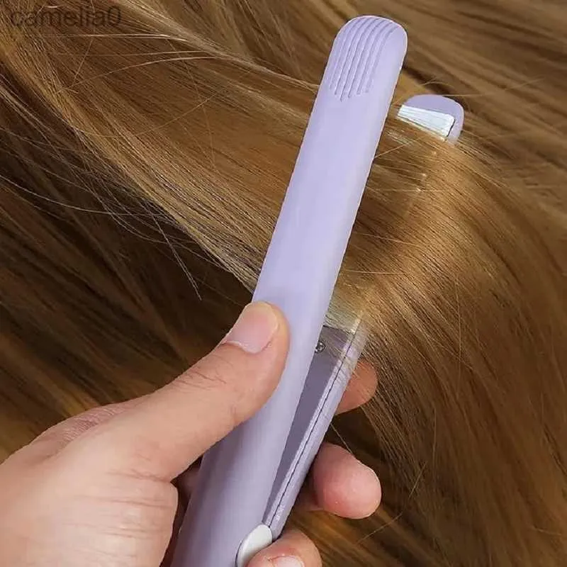 ROZPOCZYNIKI FARURA MINI Flat Iron do podróży prostownica Małe przenośne prostowanie żelaza ceramika mężczyźni Szybko proste krótkie włosy Stylingl231222