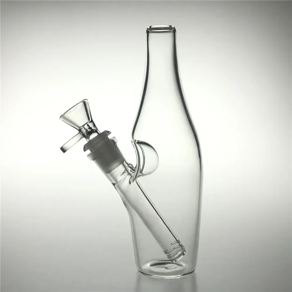 7 Inch Glass Beaker Bong with 14mm Female Hookahs Downstem Male Bowl Thick Bottle Dab Rig Water Bongs Recycler Medium Rigs