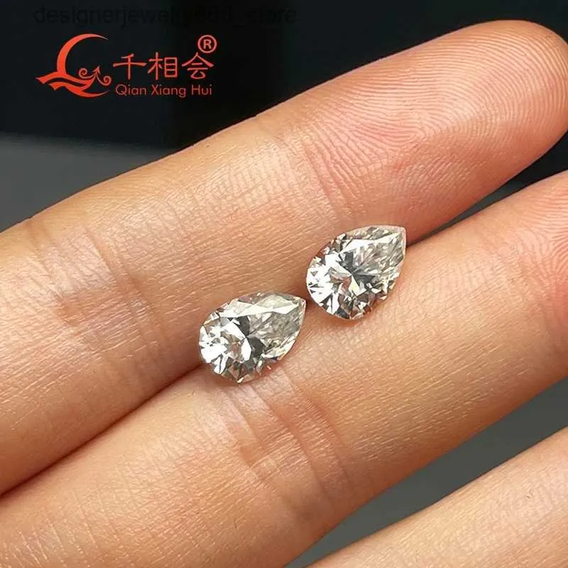 Loose Gemstones 0.5ct 5ct EF White Pear Shape Diamond Cut Moissanite Loose  Gem Stone For Jewelry Making Q231222 From Designerjewelry666, $6.82