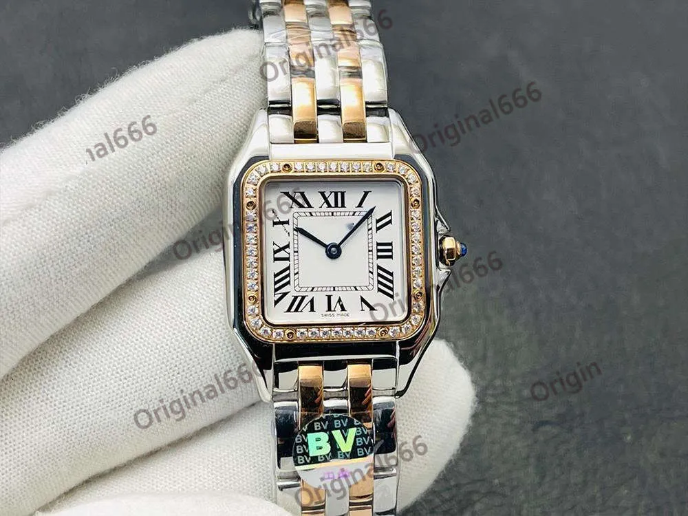 Womenwatch Panthere Watch Woman 22 мм/27 мм превосходно 5a/4a/3a Qualk Swiss Quartz Ladies Watch Diamond Uhren с арабским циферблатом Montre Tank Femme Luxe nv3d