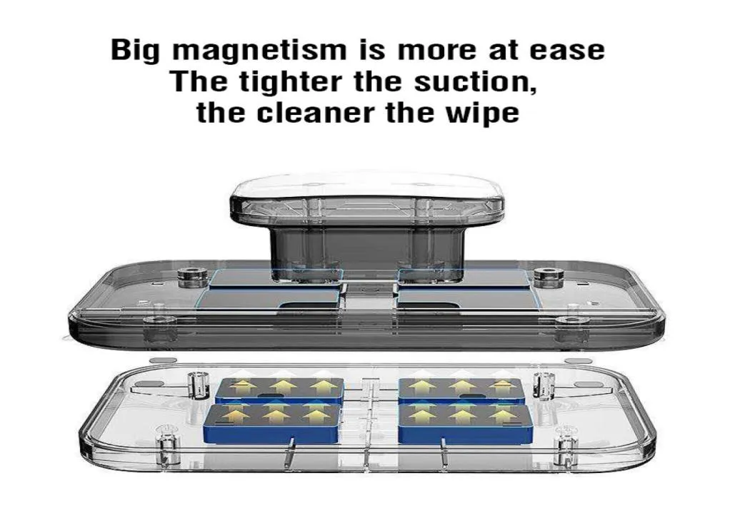 Limpia Cristales Magnetico Ventana de limpieza de vidrio magnético ajustable Limpiador Limpial Hogar Ferramentosas8582096