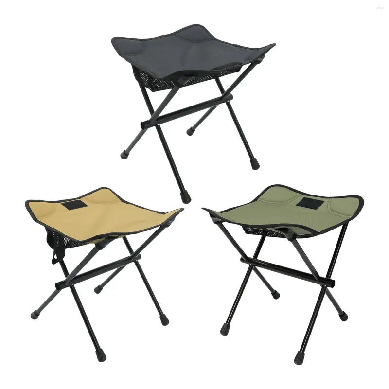Kampmeubilair vouwen camping stoel stoel compact opvouwbare visstoel zadel voor tuinieren concert outdoor barbecue gazon