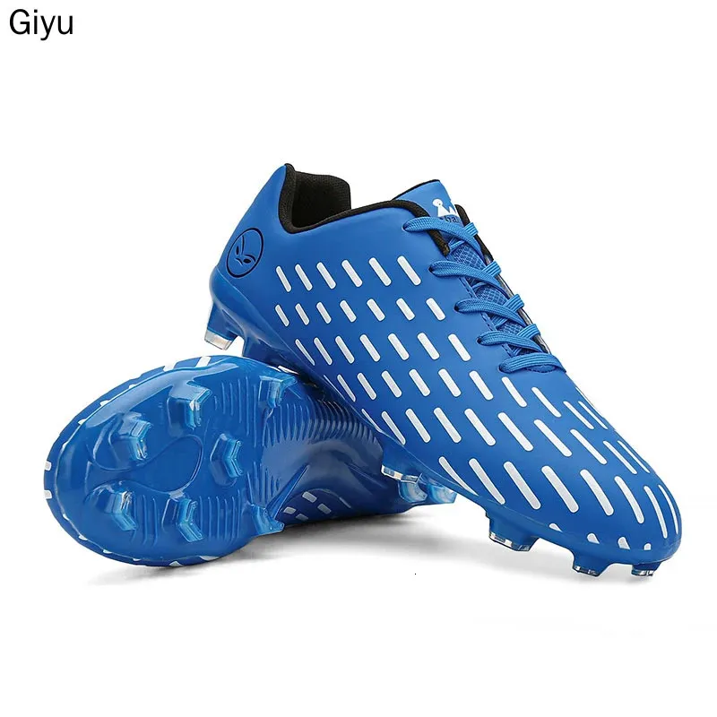 Soccer Shoes High Ankle Football Boots Cleats FG Futsal Breattable Turf Large Size Training Sneakers 22035 231221