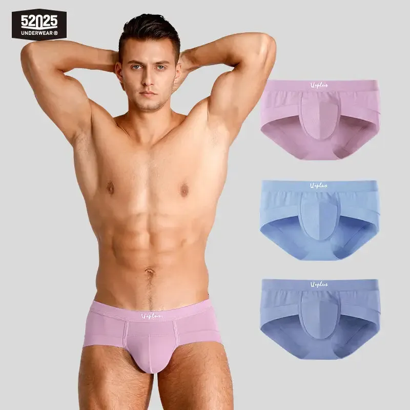 52025 Men Underwear Briefs 3Pack Premium Micromodal Soft Ademvol comfortabele boksersly -boksers Sexy Boxers 231221
