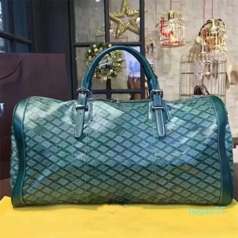 Stor kapacitet duffle påse grön väska resväska stor kapacitet nylon bokstav handväska material utomhus mjukt en bokstav bagage resor