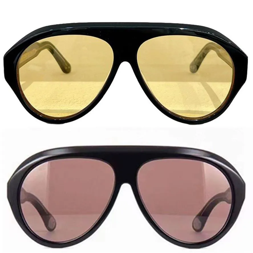 Designer les lunettes de soleil de qualité supérieure 0479 Fashion féminine classique personnalité simple Cadre noir