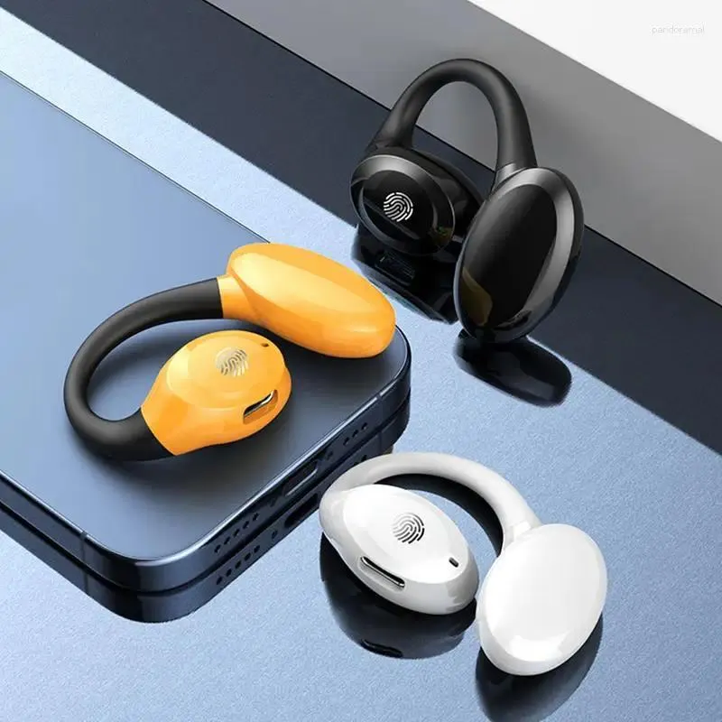 Fones de ouvido de fones de ouvido Bluetooths estéreo Bluetooths portáteis, fone de ouvido esportivos montados na orelha com fone de ouvido universal de 100 mhah para esporte