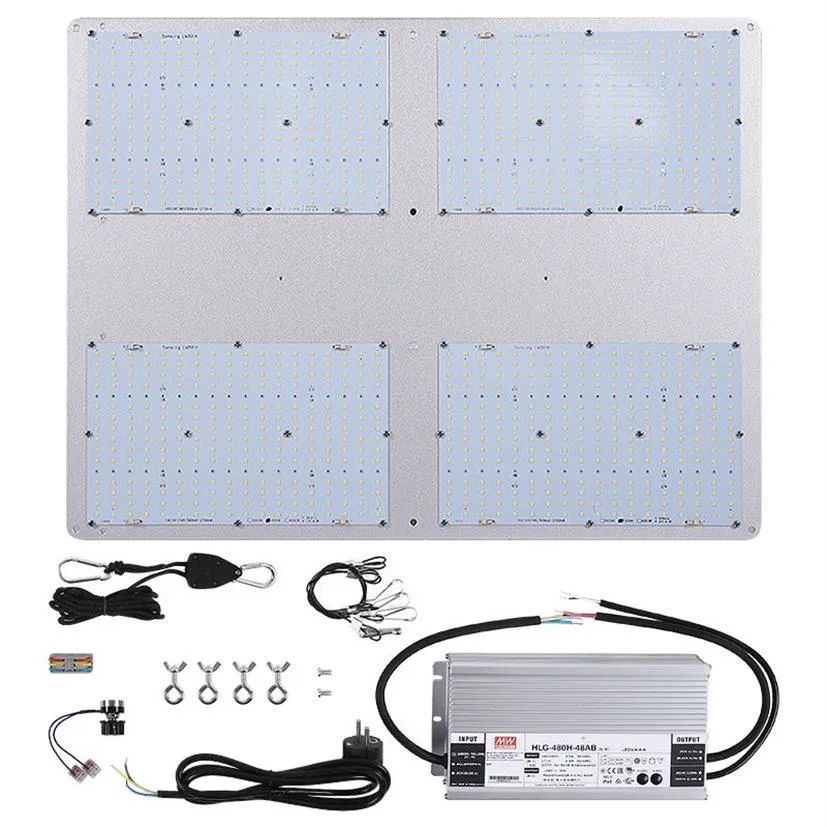 480W SAMSUNG V3 PHYTO LAMP LED PANEL BOARD LM301H 3000K 3500K med djupröd 660Nm röd UV IR för inomhusväxter202m