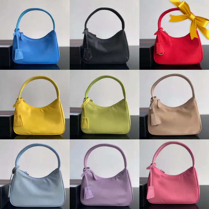 Bolsa de nylon de bolsa de crossbody bolsas de ombro bolsa de grife dreny ré edição bolsas de moeda bolsa rosa clássica casual mulher clássica sacoche p bolsa de bolsa na gota hobo