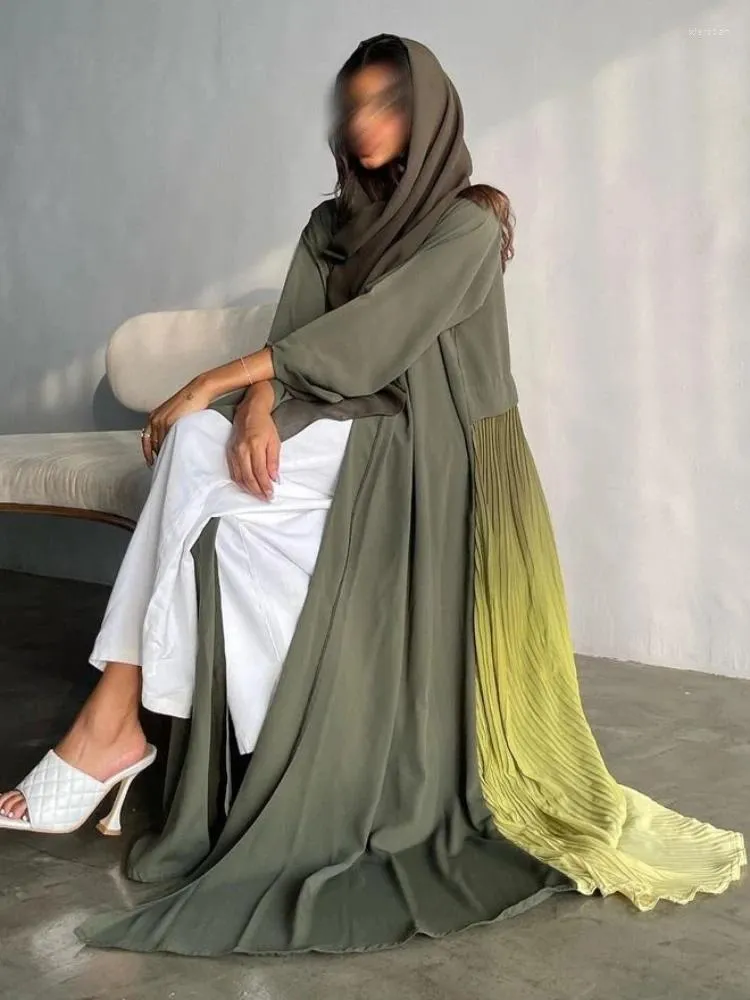 White Chiffon Abaya for Women Muslim Eid Long Robe Loose Fit Polyester Dubai  Saudi Arabic Kaftan Dress from Dhgate Ethnic Clothing - price 53.83