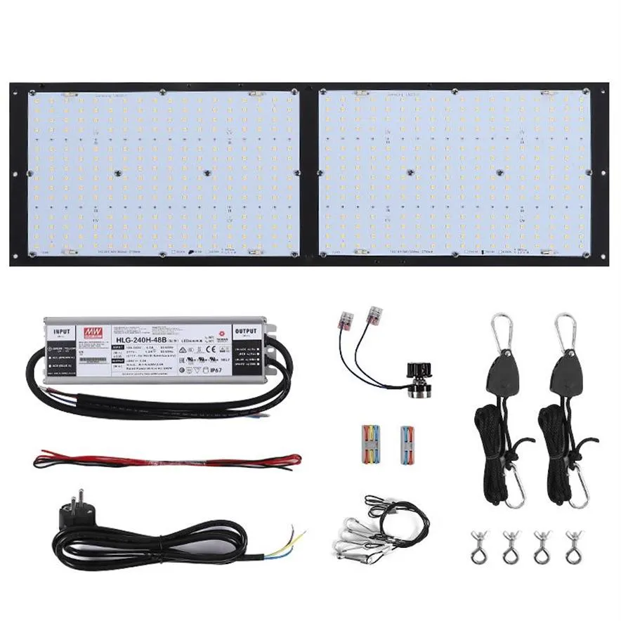 240W QB288 SAMSUNG LM301B LM301H 3000K 3500K 4000K LEDランプボードミックスディープレッド660NM UV IR屋内植物の成長と開花229F